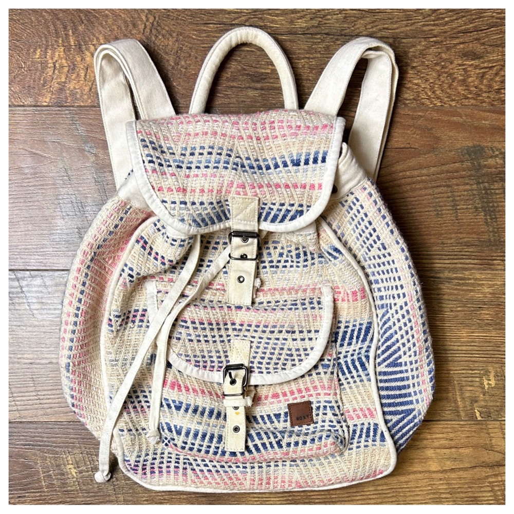 Roxy Woven Drawstring Backpack - image 3